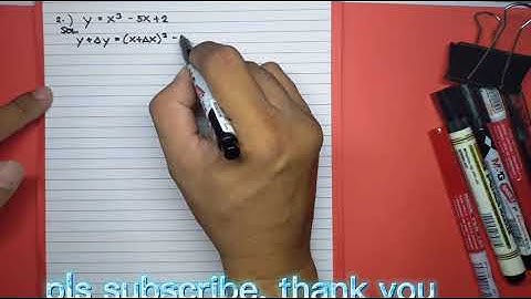 DIFFERENTIAL CALCULUS ( DERIVATIVE, SLOPE , RATE OF CHANGE ) #mathtutorials