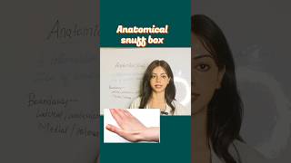 Anatomical Snuff Box Explained 🔥 | Scaphoid Fracture Trick