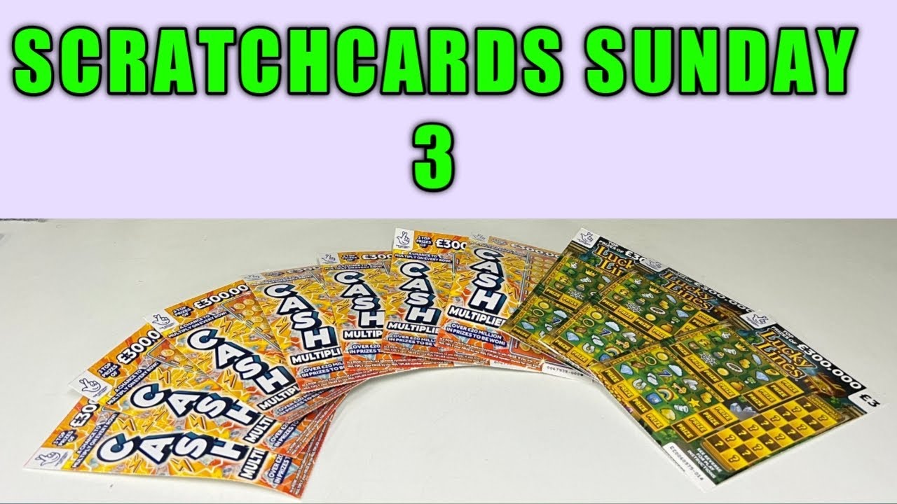 Scratchcard Sunday 3