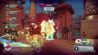 Plants vs Zombies Garden Warfare 2 Boss Hunt Sasquatch in Normal Mode