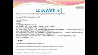 Array Object in JavaScript