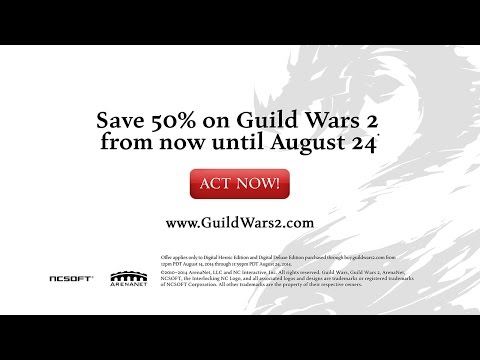 Save 50% on Guild Wars 2 – now until August 24 - Save 50% on Guild Wars 2 – now until August 24