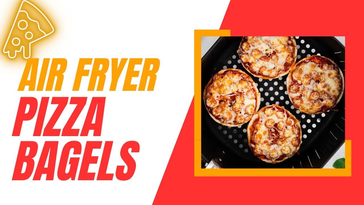 Air Fryer Bagel Pizza in 10 minutes EASY QUICK