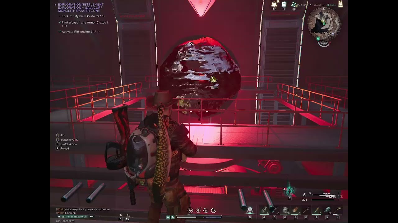 Once Human Gaia Cliff Monolith Danger Zone