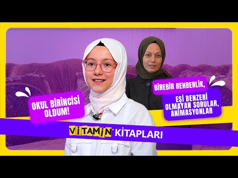 Vitamin Kitaplarıyla Okul Birinciliği! | Serra’nın Başarı Hikayesi 🎓✨