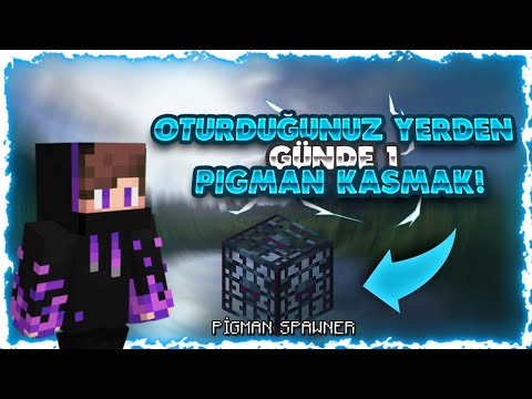 OTURDUGUN YERDEN 1 PİGMAN KAS !! | OHA ! Para Kasma #2 -minecraft sonoyuncu skyblock para kasma