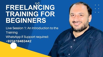 Live Session 1: How to Start Freelancing in 2023 | An Ultimate Guide for Beginners