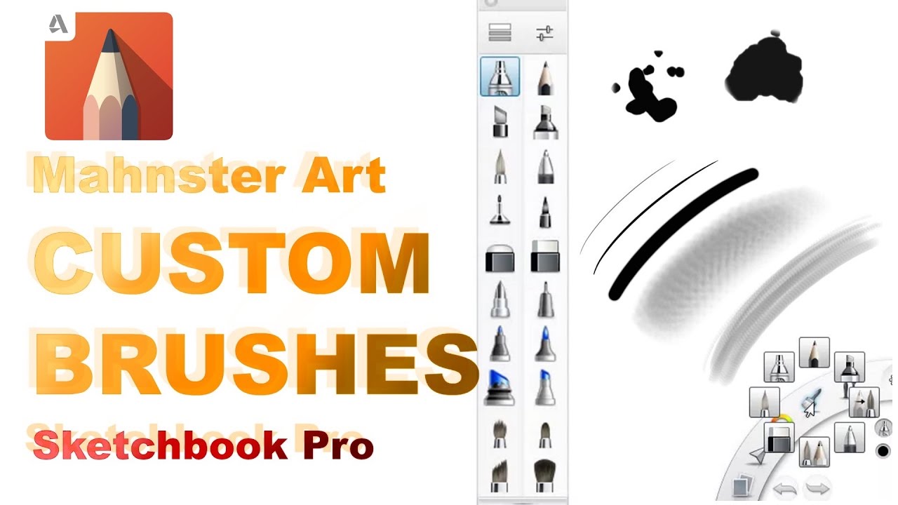 sketchbook pro pencil brushes