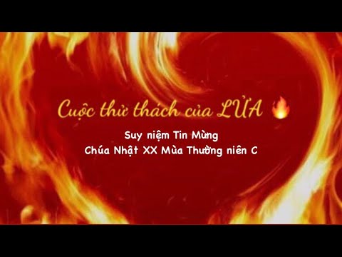 💥CUỘC THỬ THÁCH CỦA LỬA 🔥 | Suy niệm Tin Mừng Chúa Nhật XX Mùa Thường Niên năm C