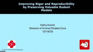 Improving Rigor and Reproducibility