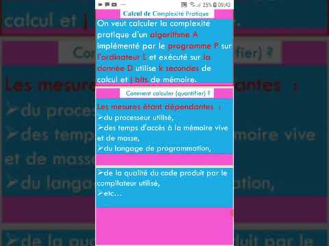 Calcul de la