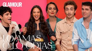 Hugo Arbués, Natalia Azahara, Guillermo Lasheras, Emilia Lazo y Eric Masip en 'Lo amas o lo odias'