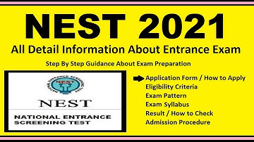 NEST 2021 ENTRANCE - EARLY CAREER