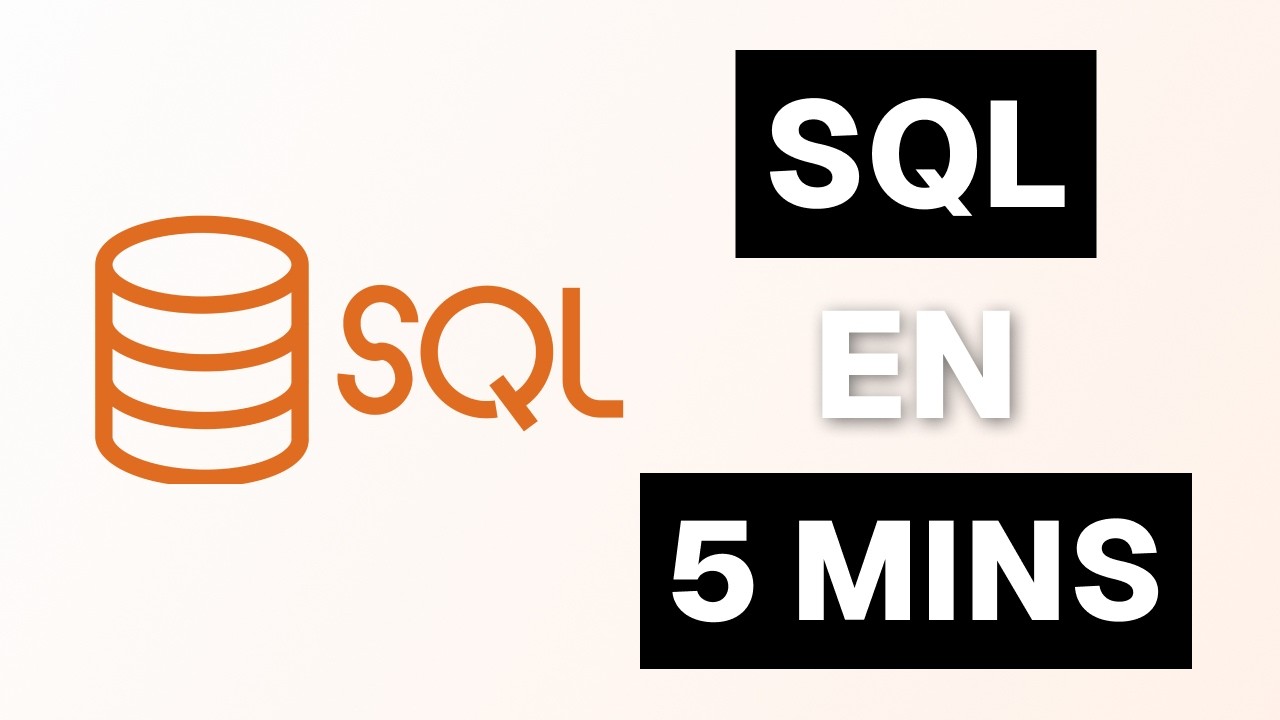 Apprendre le SQL en JUSTE 5 minutes (important)