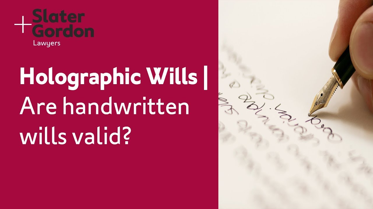 holographic-wills-are-handwritten-wills-valid-youtube