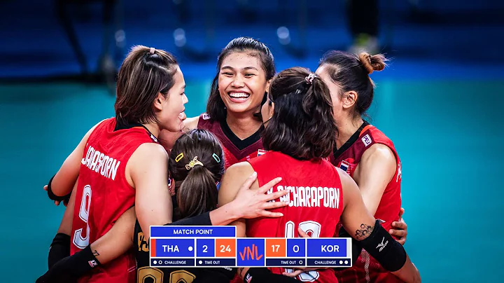 Thailand Volleyball Team Destroyed Korea in Volleyball Nations League 2022 !!! - DayDayNews