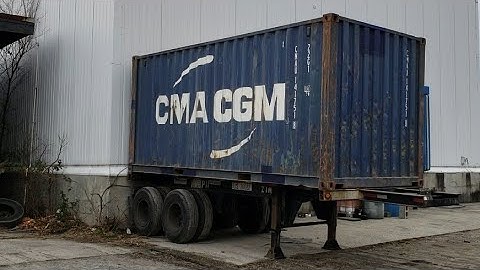 Secure container to chassis