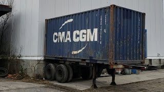 Secure container to chassis