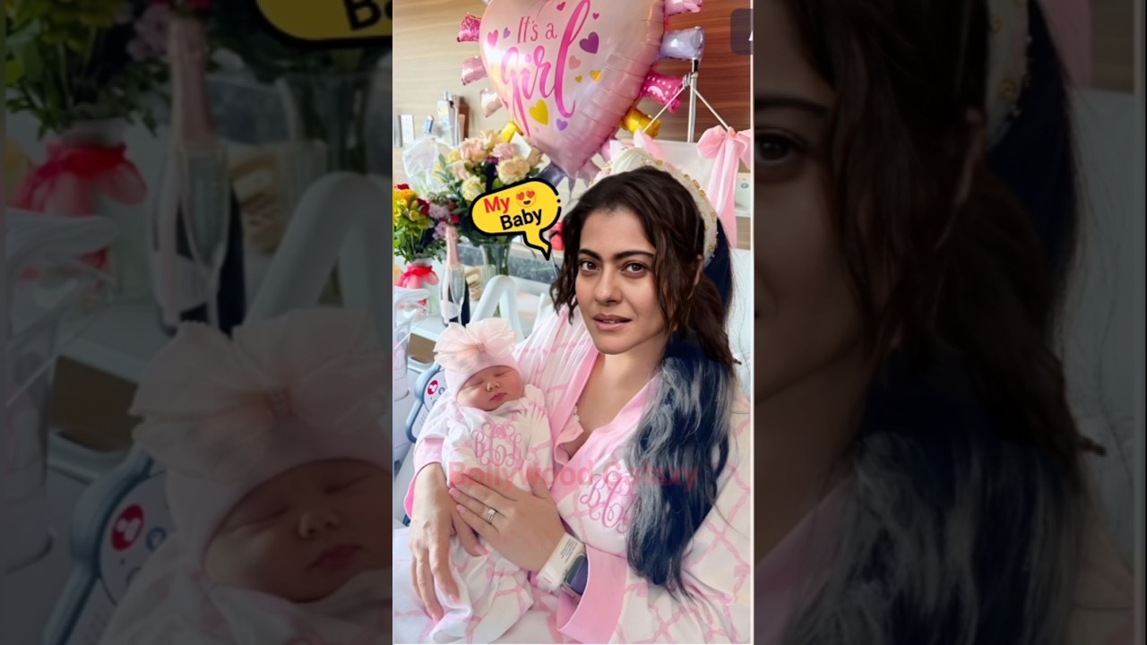 Kajol Devgan first look with her new Born baby girl at hospital 