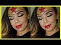 MUJER MARAVILLA MAQUILLAJE PARA HALLOWEEN | WONDER WOMAN MAKEUP TUTORIAL