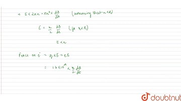 A uniform but time varying magnetic field `B=(2t^3+24t)T` is present in a cylindrical region of radi