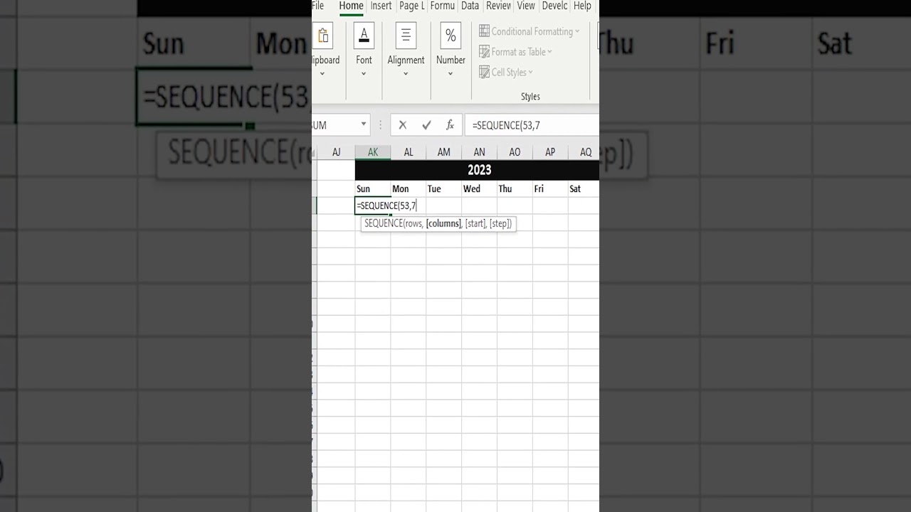 Advance Excel Trick - Make Dynamic Calendar quickly with 
