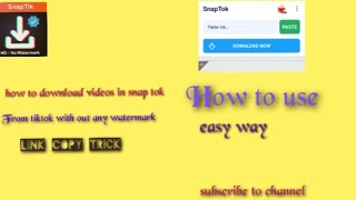 how to use snaptok by easy way ../R8view channel ... screenshot 4