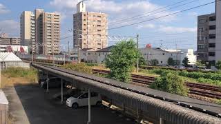 【定刻運行】しおかぜ13号8000系車両5両編成で、松山に向かいました。