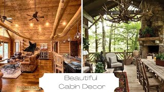 Beautiful Cabin Decor | Rustic Cabin Decor |  And Then There Was Style