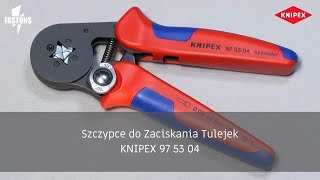 Szczypce do Zaciskania Tulejek | KNIPEX 97 53 04