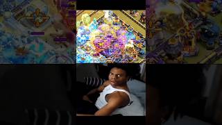 Town Hall 18 vs ice cream + Blimp New Attack strategy💀🔥#clashofclans #coc #gaming #shorts #viral