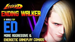 SF6🔥 Ending Walker (ED) Dismantle The Legend Pro Player ! 🔥Best Ranked Match 🔥 SF6 DLC Replays🔥