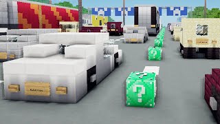 EMERALD LUCKY BLOCK SNELWEG RACE - Minecraft Mod Challenge screenshot 5