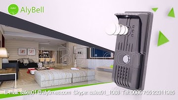 AlyBell Night Vision WiFi Video Door Bell Doorbell Door Phone Doorphone Intercom System