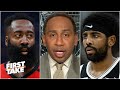 The Rockets trading James Harden for Kyrie Irving would be a bad move - Stephen A. | First Take