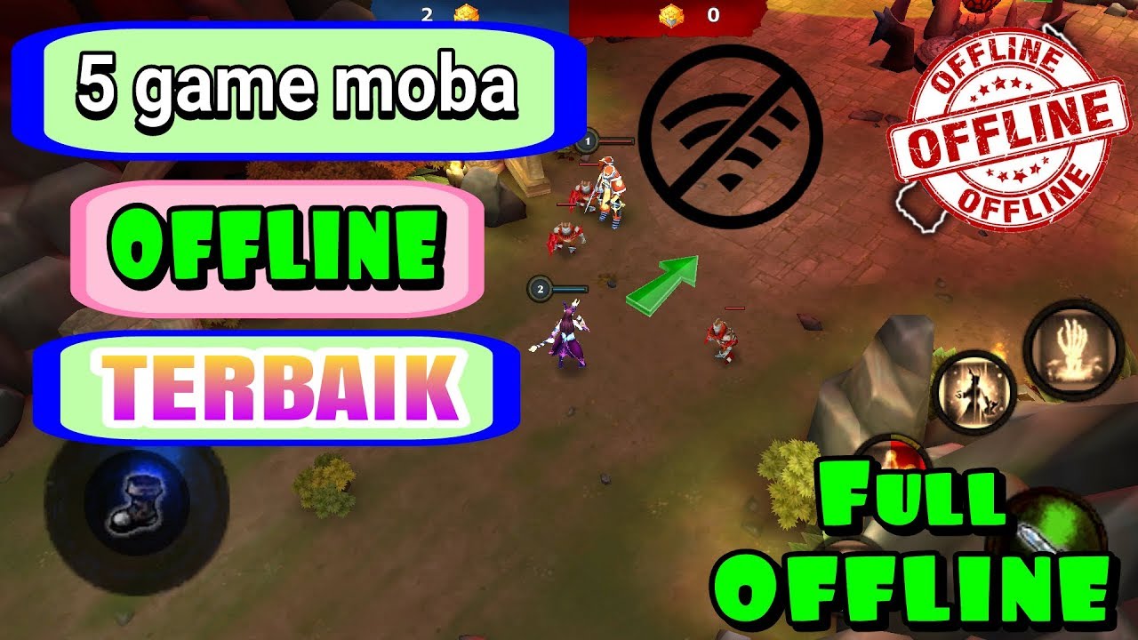 5 game MOBA offline terbaik