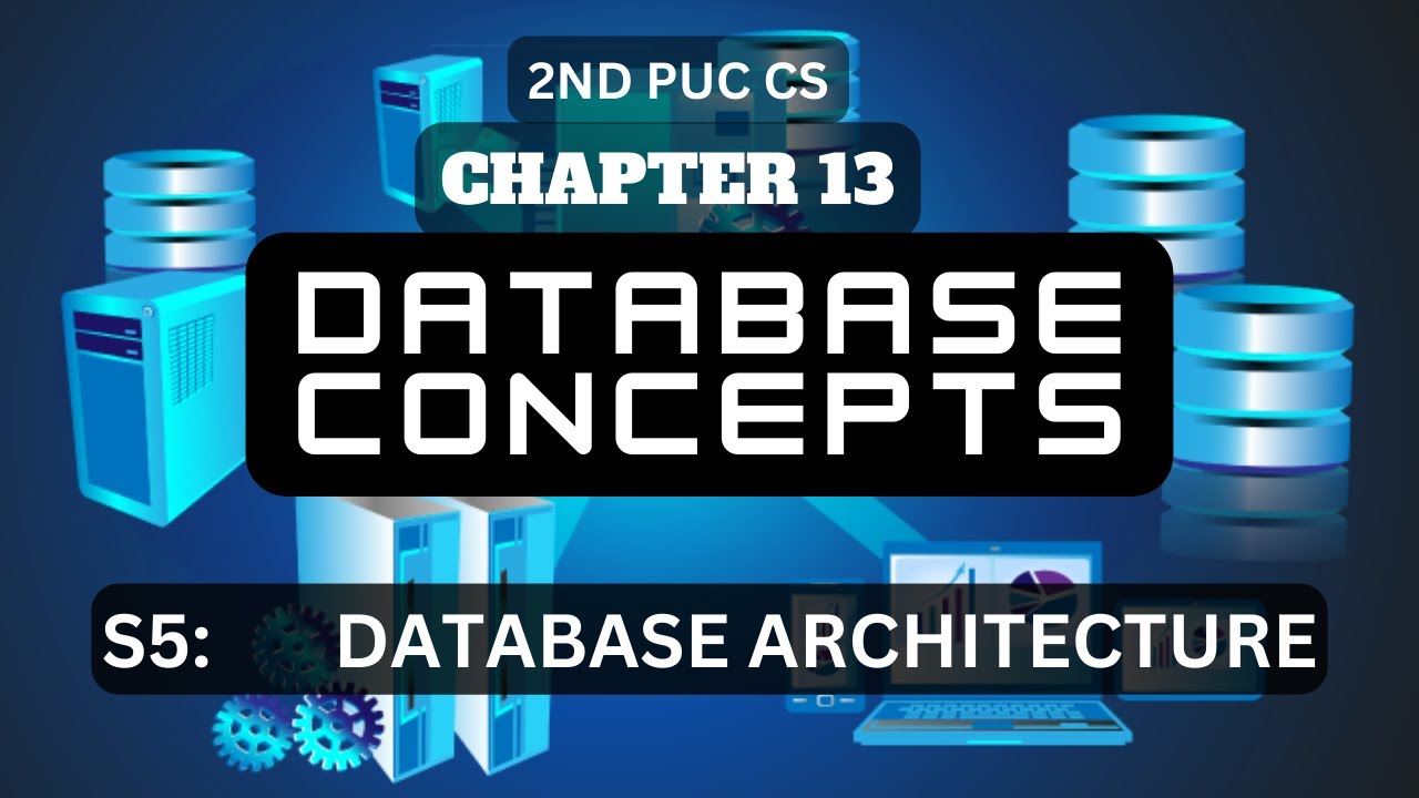 CHAPTER 13 | S5 | DATABASE ARCHITECTURE | DATABASEMANAGEMENT