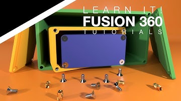 Fusion 360 for Beginners - Parametric Box with Threaded Inserts - Lesson 11 Part 2/2 (2023)