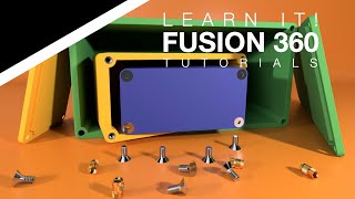 Fusion 360 for Beginners - Parametric Box with Threaded Inserts - Lesson 11 Part 2/2 (2023) screenshot 2