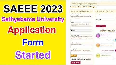 SAEEE 2023 Application form Started | SAEEE Registration Started 2023 | MDE