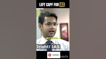 Left CAPF for IAS #upsc #ias #lbsnaa #motivation #viralshorts #shorts