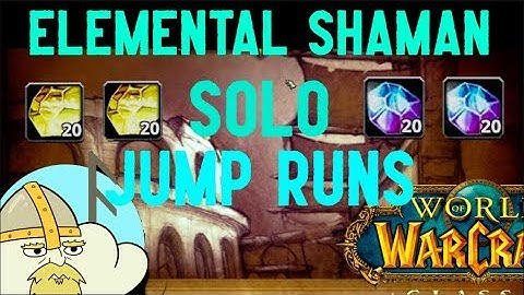 WoW Classic - How to SOLO dm e jump runs as Elemental shaman! (17 min runs!)