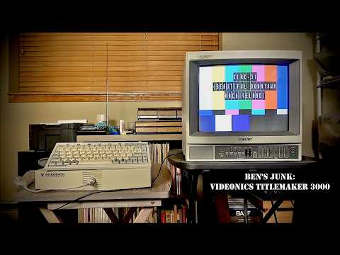 【ジャンク品】Videonics Video TitleMaker 3000 Oddity Archive: Episode 308.1 – Ben's Junk: Videonics Titlemaker