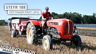 Steyr 188 Pöttinger Pirat Lw12 Spreading Manure Agrarvolution Praxis