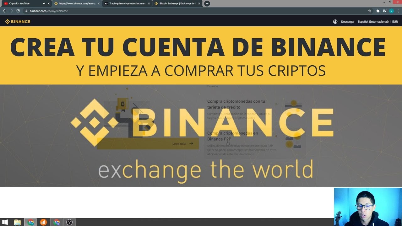 COMO CREAR TU CUENTA DE BINANCE / PASO 1 PARA EMPEZAR LAS INVERSIONES ...