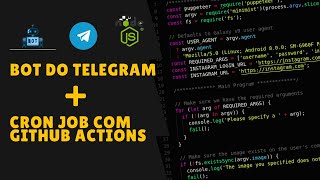 CRIANDO UM BOT NO TELEGRAM COM NODEJS E AGENDANDO ENVIO DE MENSAGENS COM O GITHUB ACTIONS