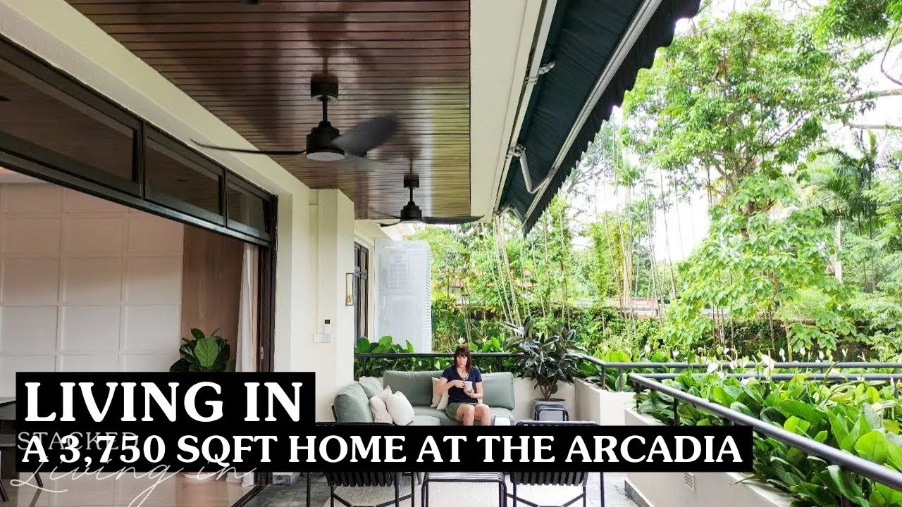 Inside A Sprawling 3,750 Sqft Villa-Like Sanctuary Amongst Lush Greenery At The Arcadia