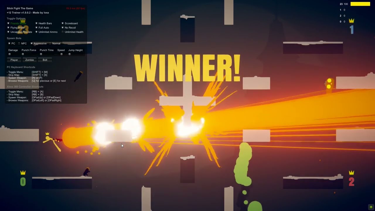 PLAYING STICK FIGHT THE GAME *WITH HACKS* (Made By Loxa)