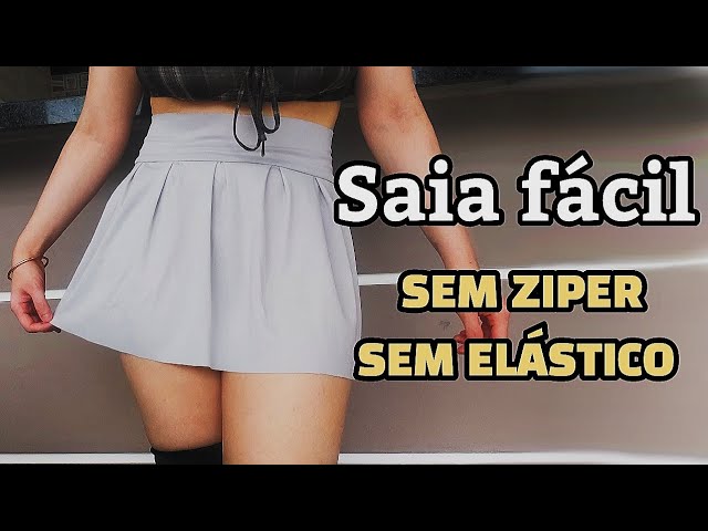 EASY Skirt Tutorial (NO ziper/NO elastic)