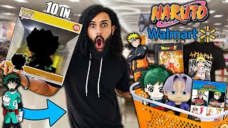 Buying EVERY NARUTO AND ANIME PRODUCT AT WALMART!! YOU WON'T BELIEVE WHAT 10IN FUNKO POP I FOUND!!